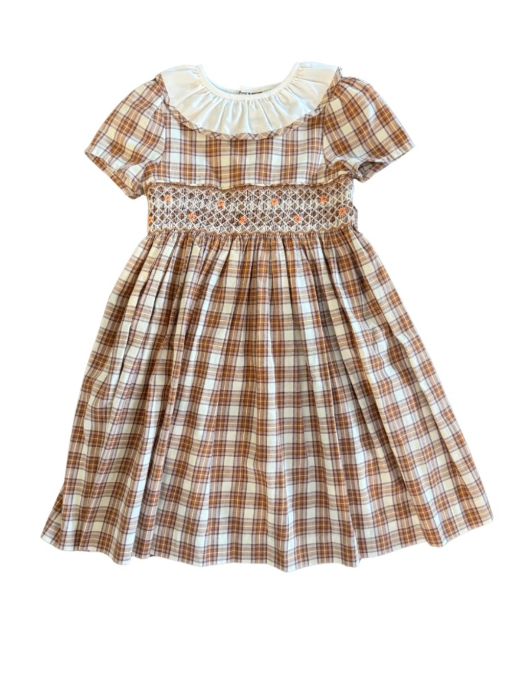 🌼 Edgehill Collection Smocked Plaid Dress Size 5 NWT Classic Girls 🌼